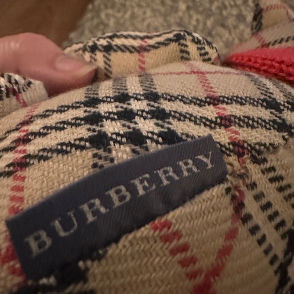 Burberry Plaid Bear with Red Accent - Picture 8 of 8